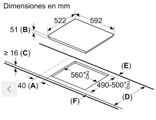 Placa Inducao Encastre Bosch PIJ631BB5E 60Cm