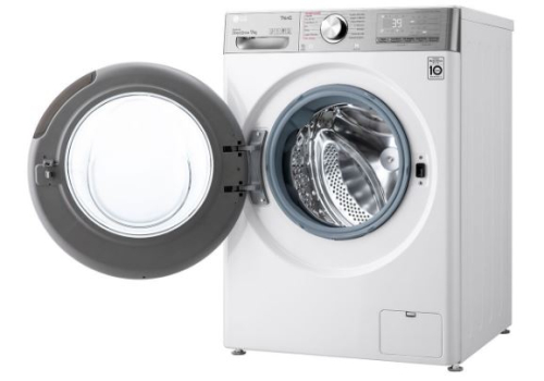 Máquina  lavar roupa LG F4WV9009P2W, 9 kg, eficiência energética A, 1400 rpm., branco LxAxP) 60x85x56.5 Cm