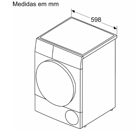 MAQUINA SECAR ROUPA SIEMENS iQ300 WT43HV91ES Bomba de Calor 8kg Classe A++