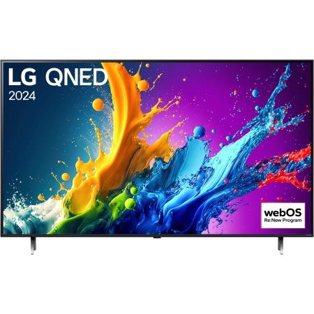 Smart TV LG Série QNED80T (2024) 65 polegadas / 165,1cm Mini-LED 4K UHD webOS  65-QNED-80-T-6-A.AEU