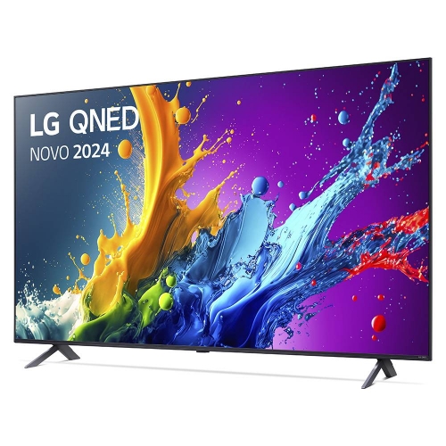 Smart TV LG Série QNED80T (2024) 65 polegadas / 165,1cm Mini-LED 4K UHD webOS  65-QNED-80-T-6-A.AEU