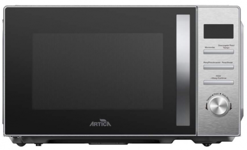 Microondas Artica AMW2042DX  800W 20 Litros Programa Automático Display Aço Inoxidável