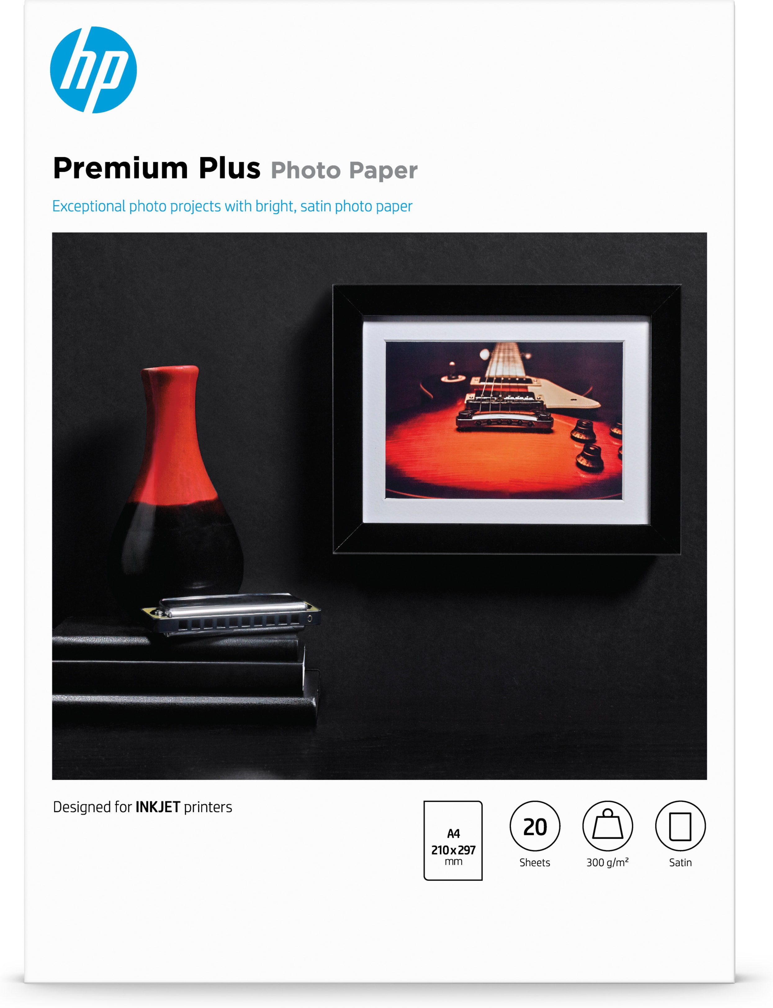 Hp Premium Plus Semi Gloss Photo Paper 20 Sht A4 210 X 297 Mm Hp