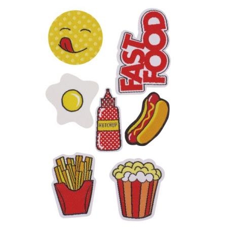 PURO - Patch Stickers Kit 7pcs PMSFOODMIX1