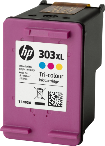 Original HP 303XL High Yield Tri-color Ink Cartridge