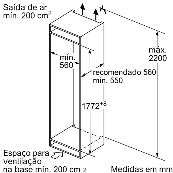 Frigorifico Bosch KIN86AFF0