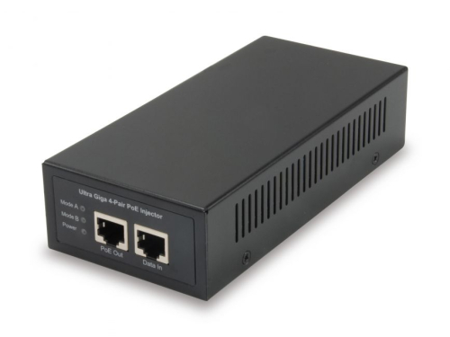 Gigabit PoE Injector, 60W, 802.3at PoE+