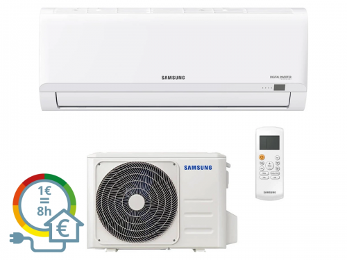 Ar Condicionado Malibu (AR30) AR12TXHQBWKXEU 12000BTU Branco (Unidade Exterior + Interior) - SAMSUNG