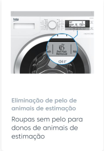  MAQUINA LAVAR ROUPA BEKO WTA10712XSWR 10Kg 1400RPM 84x60x64 Classe B