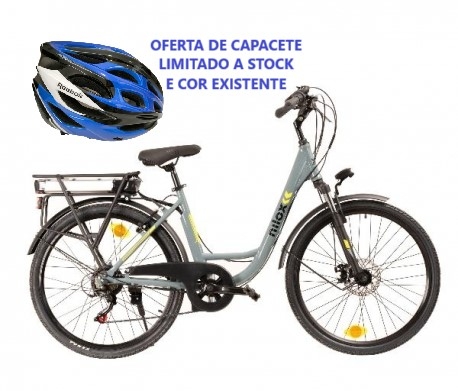 Bicicleta Elétrica Nilox 36V X7F - Oferta Capacete